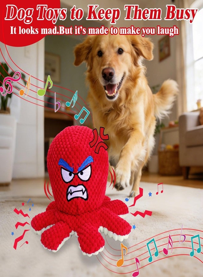 Mity rain Interactive Dog Toys Octopus with Thicken Plush, Moving Dog Toy with Recording Mode Shaking & Singing Mode Bouncing, Funny Ball Jumping to Keep Them Busy and Chase, Rechargeable - Image 4